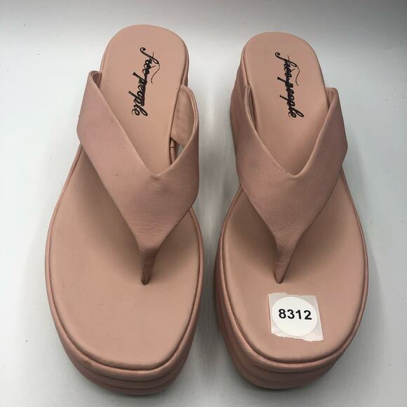 Free People Havana Thong Flatform Sandals Pink Size EU 41 / US 11 - Picture 11 of 11